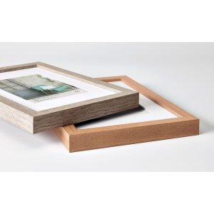 Walther Cornice in legno Stockholm white 30x30 cm con Passepartout 18x18 cm