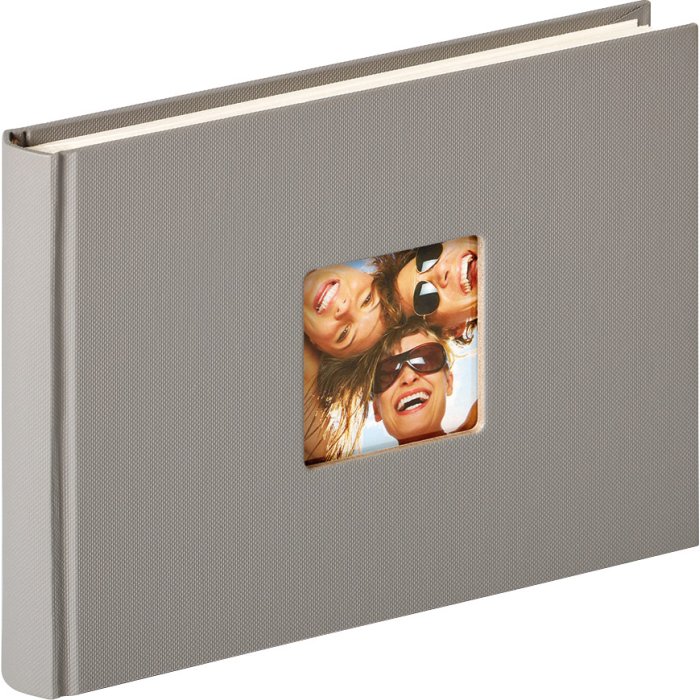 Walther Klein album fotografico FUN grigio 22x16 cm 40 pagine bianche