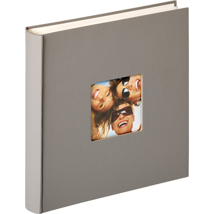 Walther Jumbo Photo Album Fun grigio 30x30 cm 100 pagine bianche