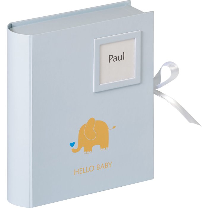 Walther Baby Box Baby Animal blu 27x24,5x7 cm
