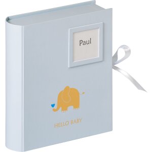 Walther Baby Box Baby Animal blu 27x24,5x7 cm
