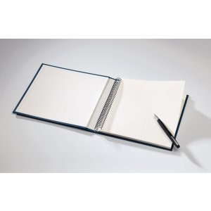 Walther Libro degli ospiti a spirale Fun nero 26x25 cm 50 pagine bianche