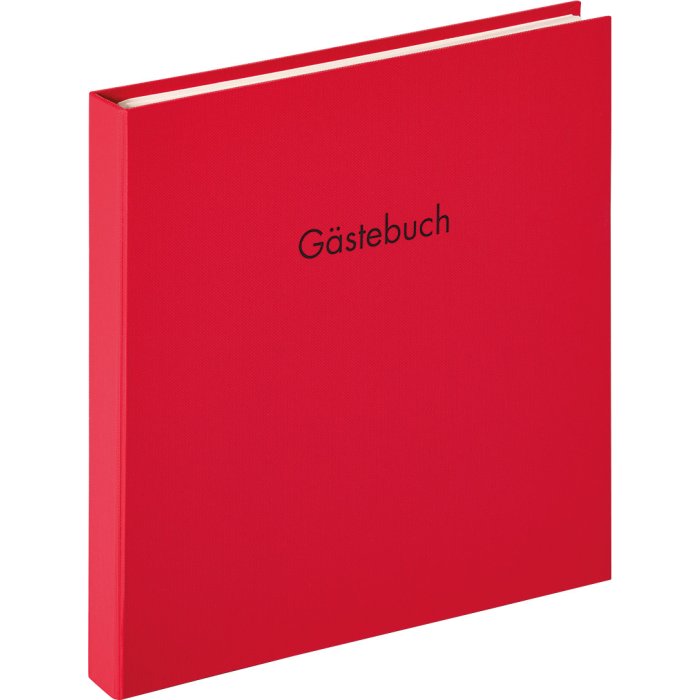 Walther Libro degli ospiti a spirale Fun red 26x25 cm 50 pagine bianche