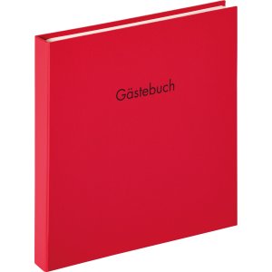 Walther Libro degli ospiti a spirale Fun red 26x25 cm 50...