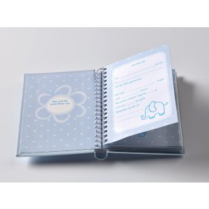 Mini album Baby Animal blu 30 foto 11x15 cm