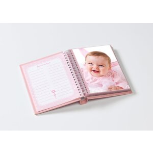 Mini album Baby Animal rosa 30 foto 11x15 cm
