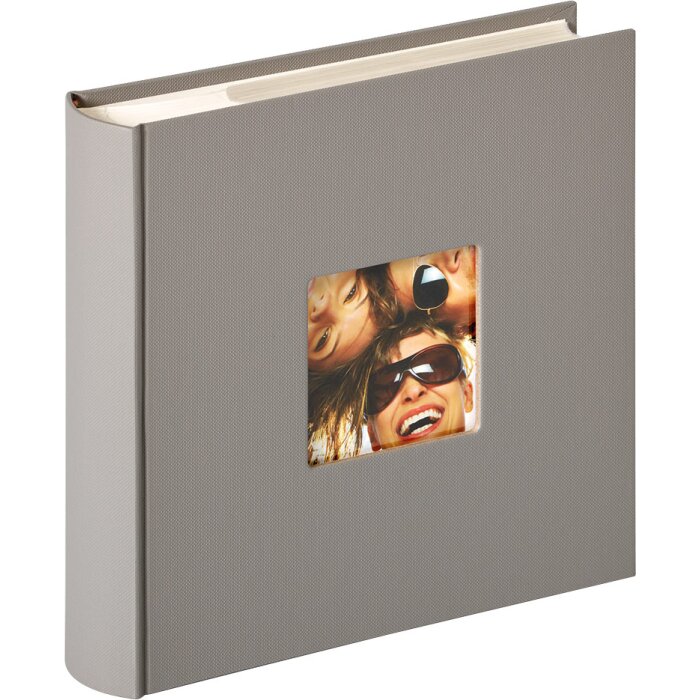 Walther Memo Slip-in Album Fun 200 foto 10x15 cm grigio
