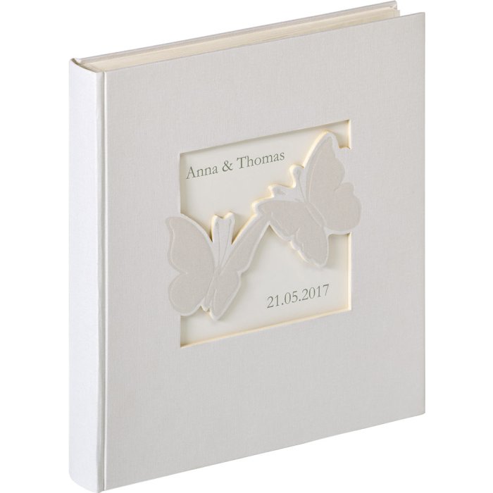 Walther Album di matrimonio Farfalla 28x30,5 cm 50 pagine bianche