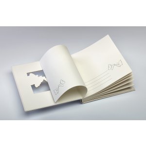 Walther Album di matrimonio Farfalla 28x30,5 cm 50 pagine bianche