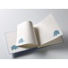 Album per bambini Baby Animal blu 28x25 cm