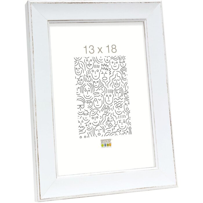 Cornice in legno S45YF 18x24 cm bianco
