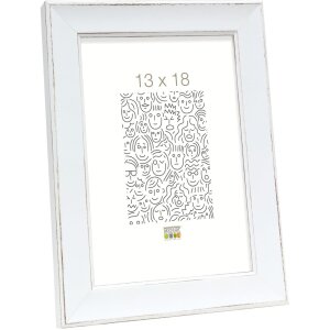 Cornice in legno S45YF 18x24 cm bianco