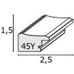 Cornice in legno S45YF 30x30 cm bianco