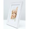 Cornice in legno S45YF 30x30 cm bianco