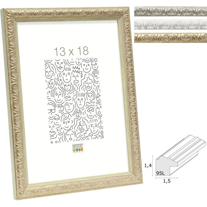Cornice per ornamenti S95L da 9x13 cm a 30x40 cm