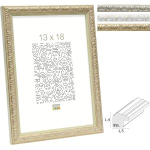 Cornice per ornamenti S95L da 9x13 cm a 30x40 cm