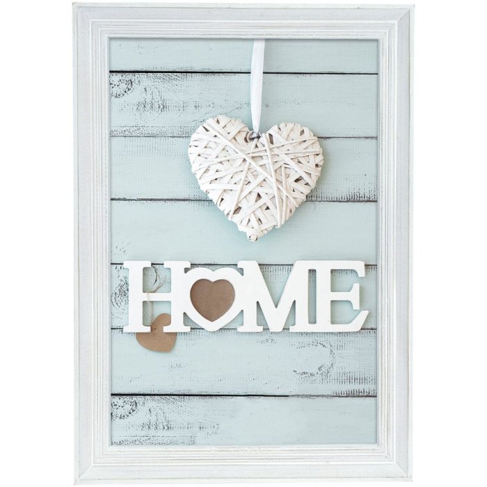 Cornice in legno Vintage 50x70 cm bianco