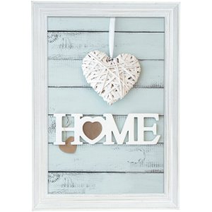 Cornice in legno Vintage 50x70 cm bianco