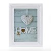 Cornice in legno Vintage 50x70 cm bianco