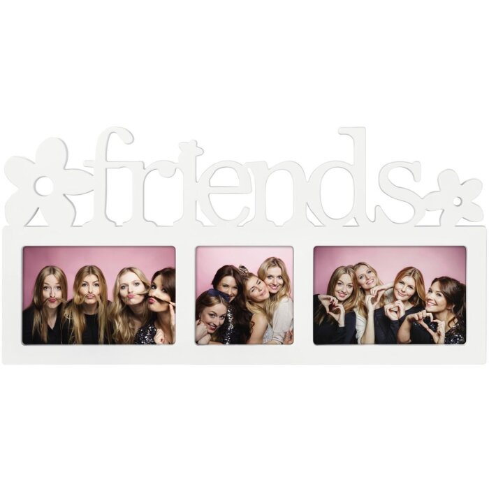 Portrait Frame Gallery Montreal - Friends, 2x 10x15 cm, 1x 10x10 cm