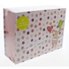Set regalo Coniglietto, 3 pezzi, rosa