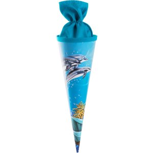 Cono scuola 35 cm delfini - 93 051 Goldbuch