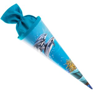 Cono scuola 35 cm delfini - 93 051 Goldbuch
