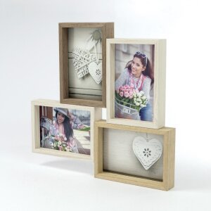 Cornice di legno Montreaux 10x15 cm e 13x18 cm