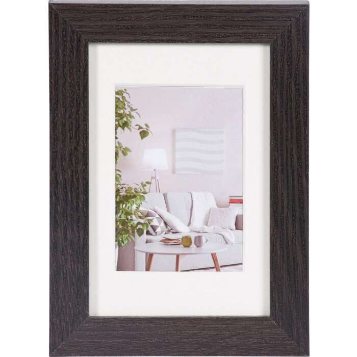 Cornice moderna 10x15 cm marrone scuro