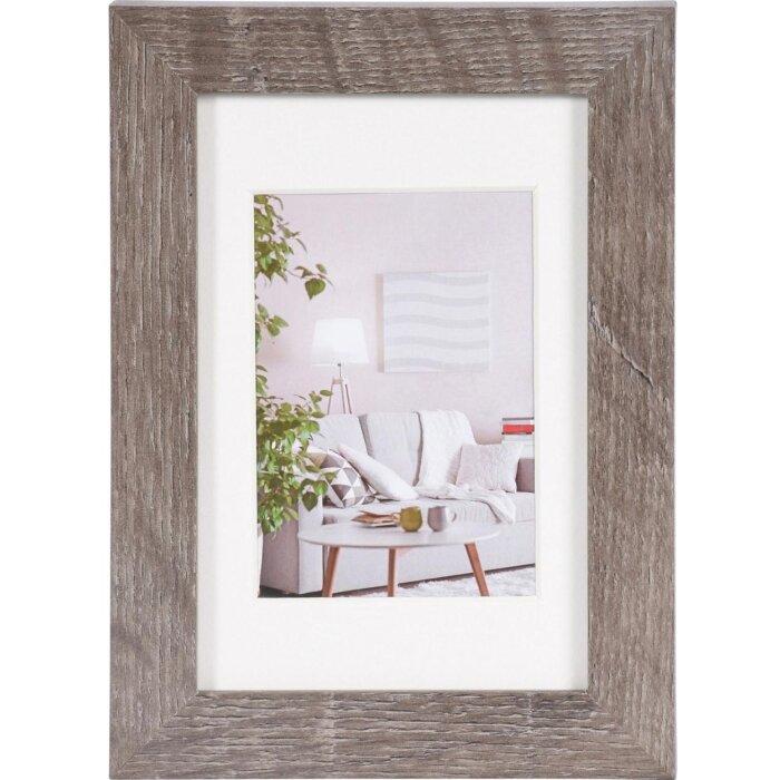 Cornice moderna 10x15 cm grigio scuro