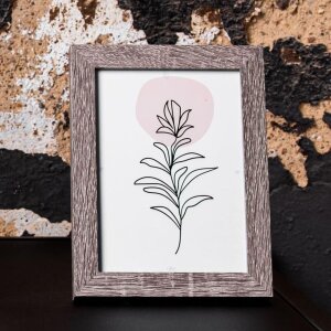 Cornice moderna 10x15 cm grigio scuro