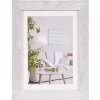 Henzo Cornice moderna 13x18 cm bianca con passe-partout 9x13 cm