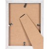 Henzo Cornice moderna 13x18 cm bianca con passe-partout 9x13 cm