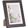 Cornice moderna 13x18 cm marrone scuro