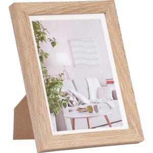 Cornice Henzo Moderna marrone medio 15x20 cm con passe-partout 10x15 cm