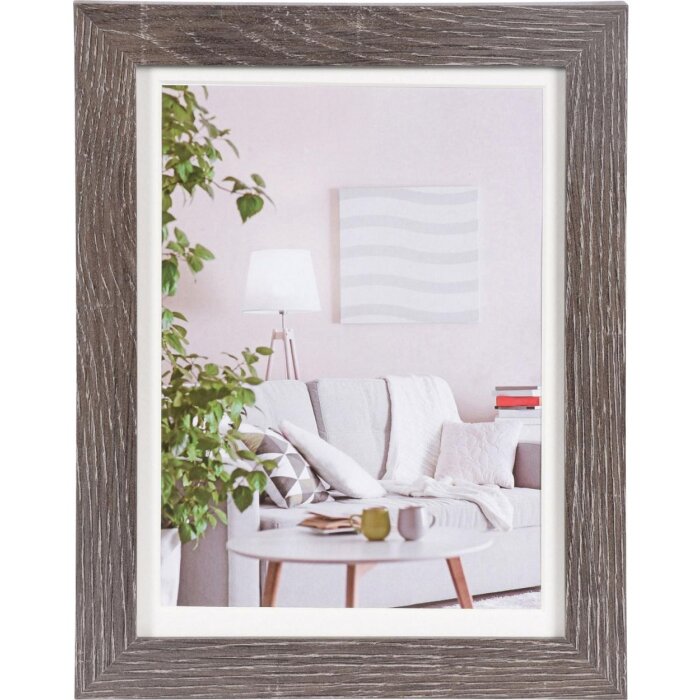 Cornice moderna 15x20 cm grigio scuro