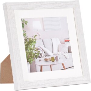 Cornice moderna 20x20 cm bianco