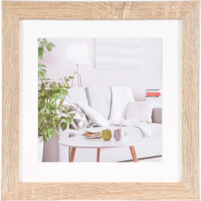 Cornice moderna 20x20 cm marrone medio