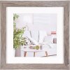 Cornice moderna 20x20 cm grigio scuro