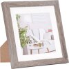 Cornice moderna 20x20 cm grigio scuro