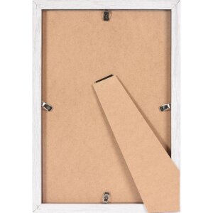 Henzo Cornice moderna 20x30 cm bianco con Passepartout 15x20 cm
