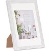 Henzo Cornice moderna 20x30 cm bianco con Passepartout 15x20 cm