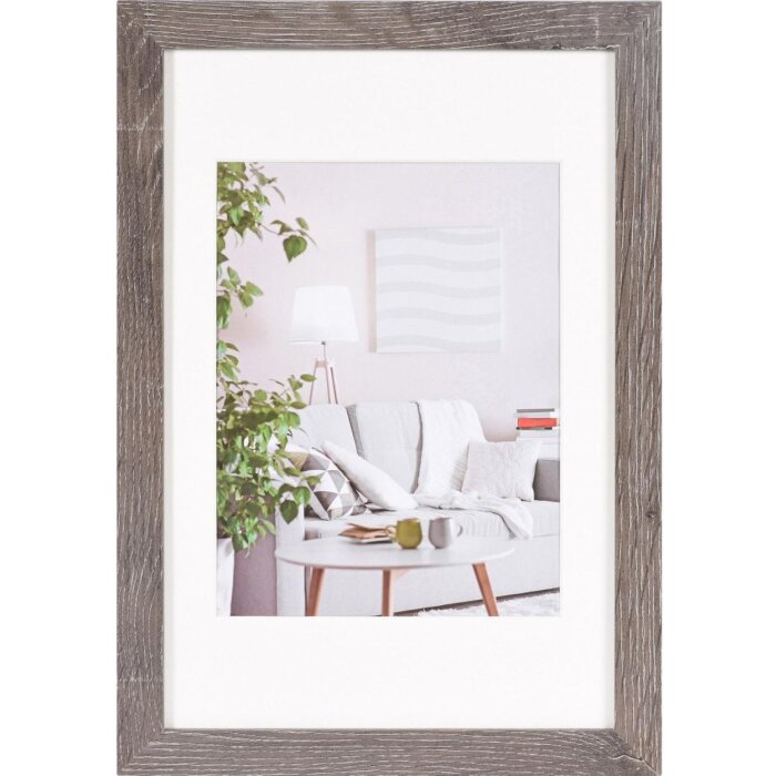Cornice moderna 20x30 cm grigio scuro