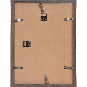 Henzo Cornice moderna 30x40 cm grigio scuro con passepartout 20x28 cm