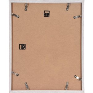 Henzo Cornice moderna bianca 40x50 cm con passepartout 30x40 cm