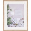 Henzo Cornice moderna 40x50 cm marrone medio con passepartout 30x40 cm