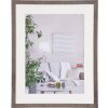 Henzo Cornice moderna 40x50 cm grigio scuro con passepartout 30x40 cm