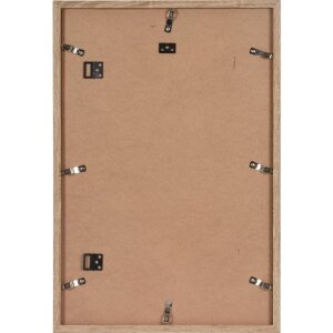 Henzo Cornice moderna 40x60 cm marrone medio con passepartout 30x45 cm