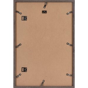 Henzo Cornice moderna 40x60 cm grigio scuro con passepartout 30x45 cm