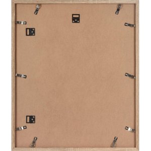 Henzo Cornice moderna 50x60 cm marrone medio con passepartout 40x50 cm
